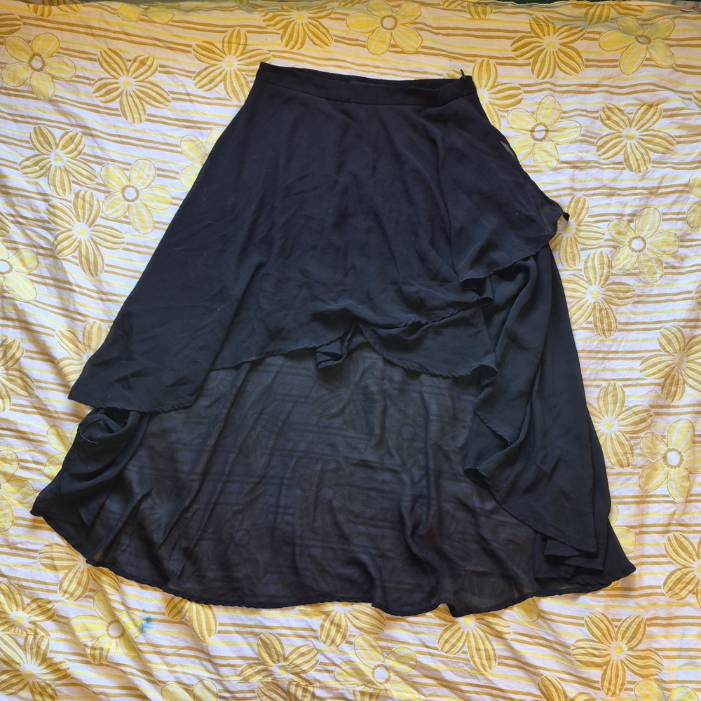 Forever 21 Black High-Low Skirt